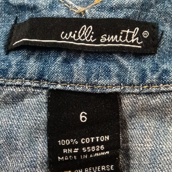 Willi Smith blue jean capris size 6 - Picture 8 of 8